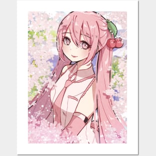 Sakura Miku Posters and Art